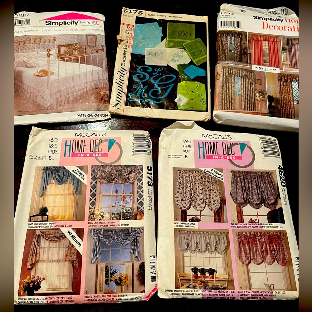 Home decor patterns-Closet clear out!😄